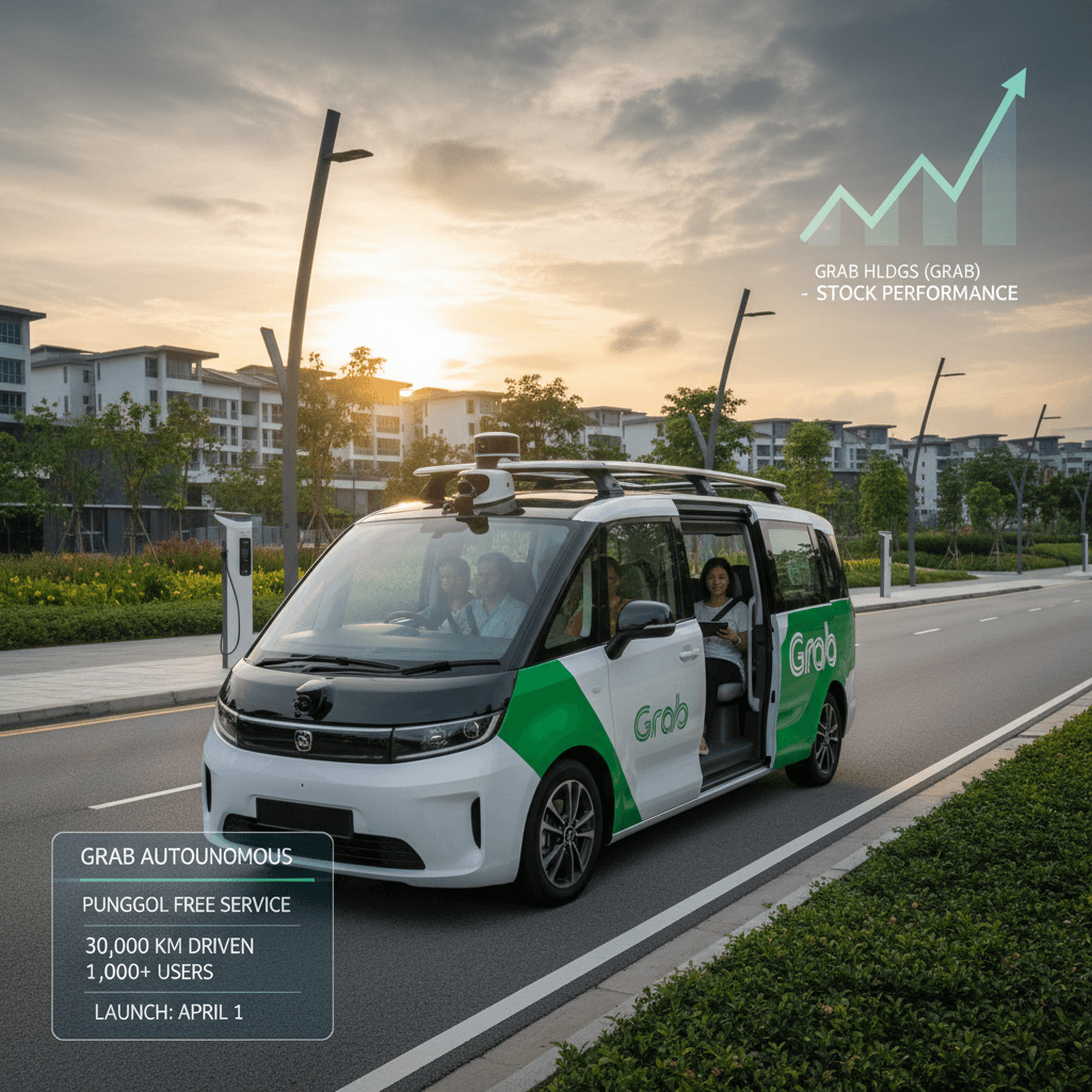 Singapur: Grab y WeRide despliegan taxis autónomos para la guerra de costos.